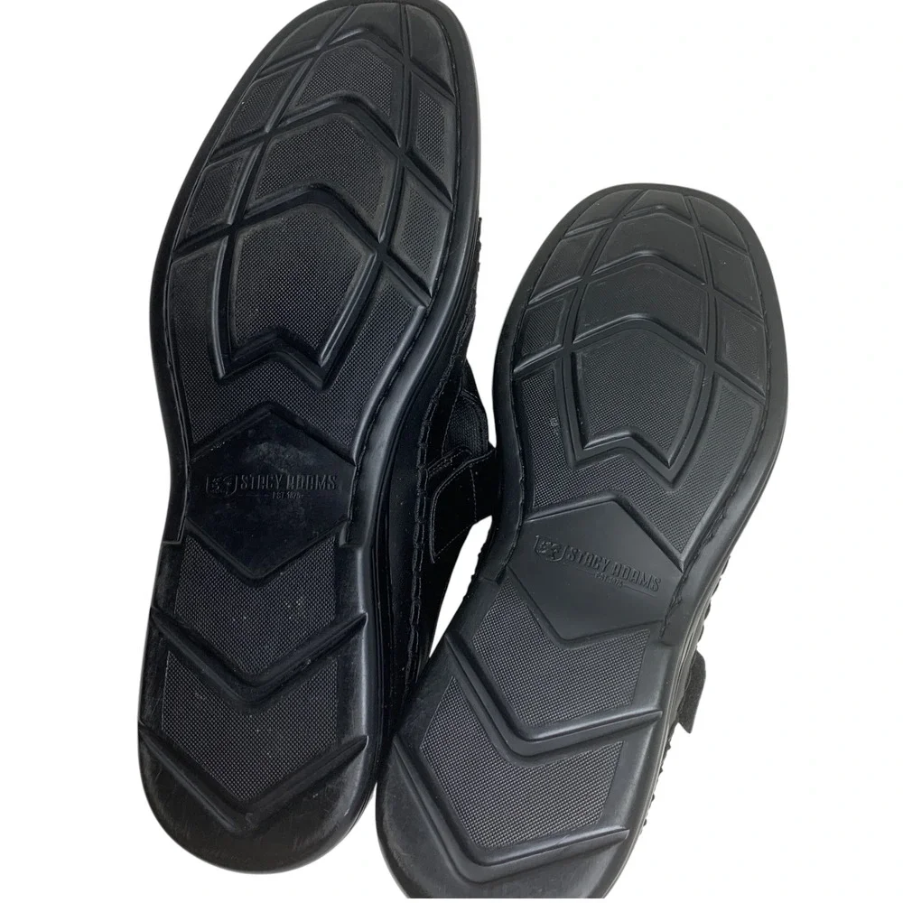 Stacy Adams Fisherman Sandals Men's Sz 12 Black Comfort Resort Casual Shoes
